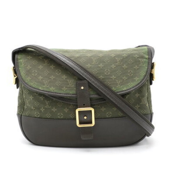 Louis Vuitton Monogram Shoulder Bag Blanger Leather Khaki Green Moss - Picture 1 of 9